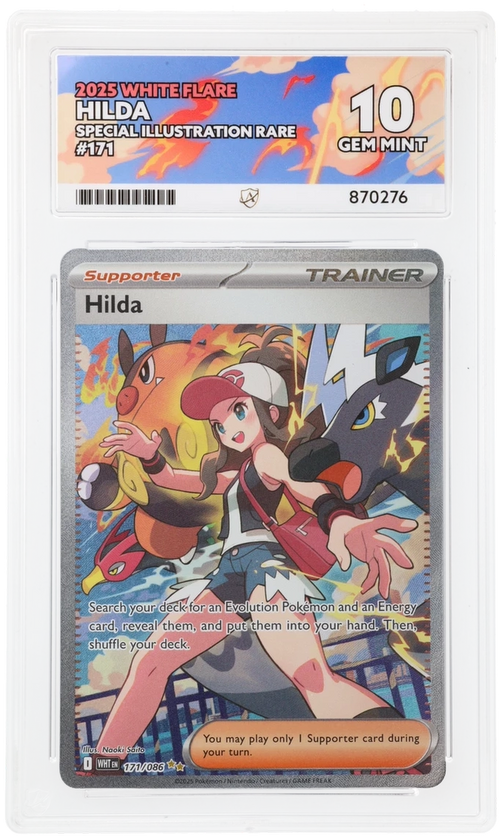 ACE 10 - Hilda - 171/086 - White Flare - Pokemon