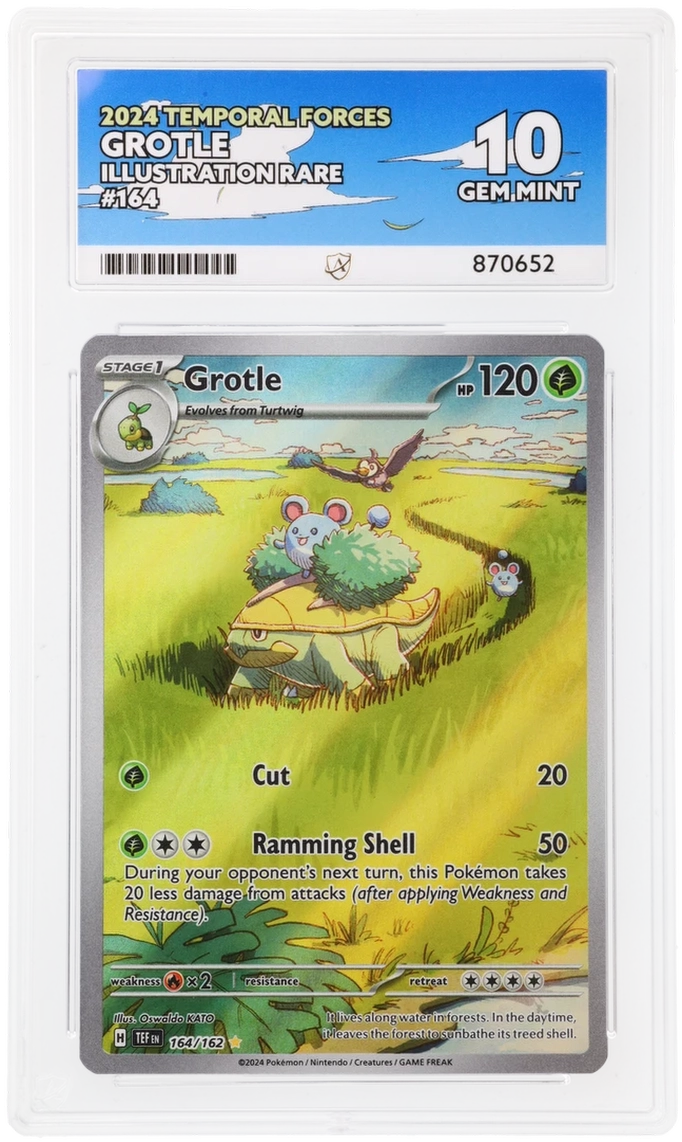 ACE 10 - Grotle - 164/162 - Temporal Forces - Pokemon