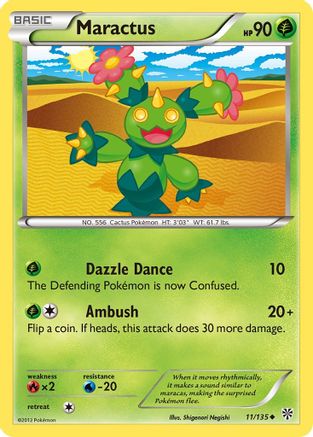 Maractus 11/135 - Plasma Storm Reverse Holofoil