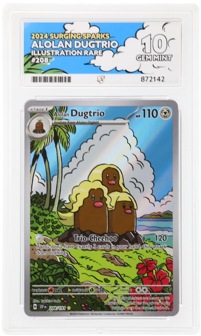 ACE 10 - Alolan Dugtrio - 208/191 - Surging Sparks - Pokemon