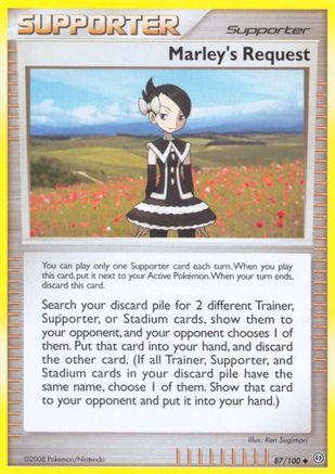 Marley's Request 87/100 - Stormfront Reverse Holofoil