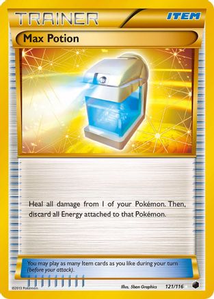 Max Potion 121/116 - Plasma Freeze Holofoil