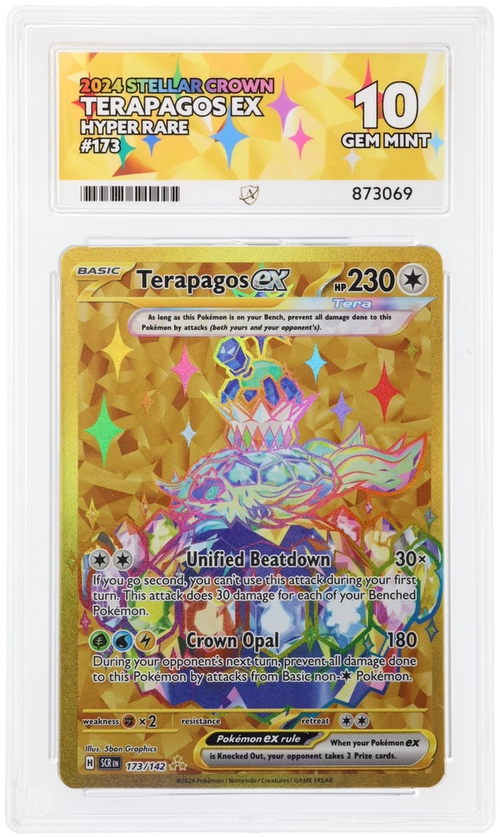 ACE 10 - Terapagos ex - 173/142 - Stellar Crown - Pokemon