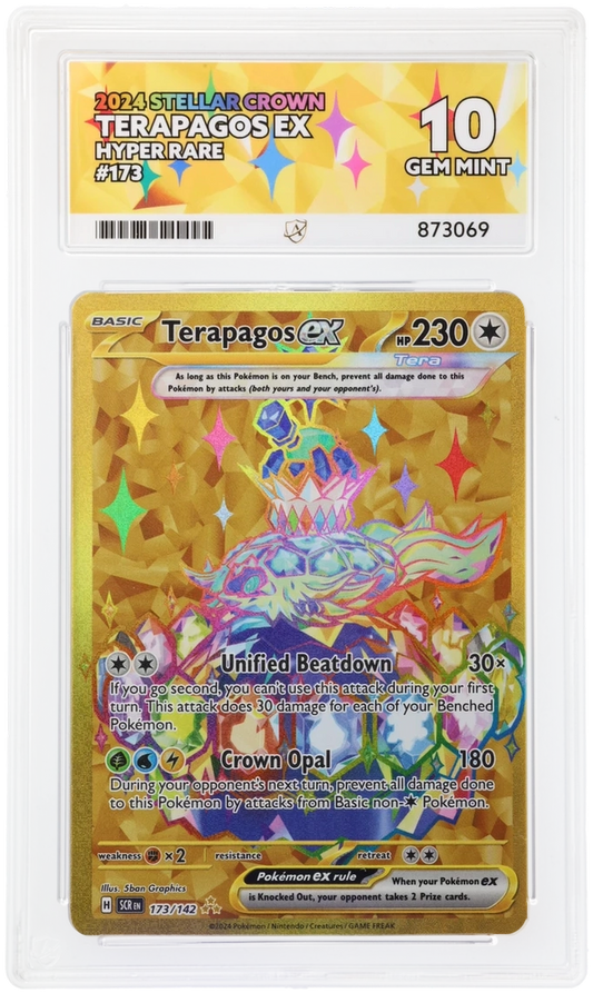 ACE 10 - Terapagos ex - 173/142 - Stellar Crown - Pokemon
