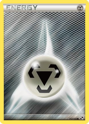 Metal Energy (Basic) 112/114 - Black and White Reverse Holofoil