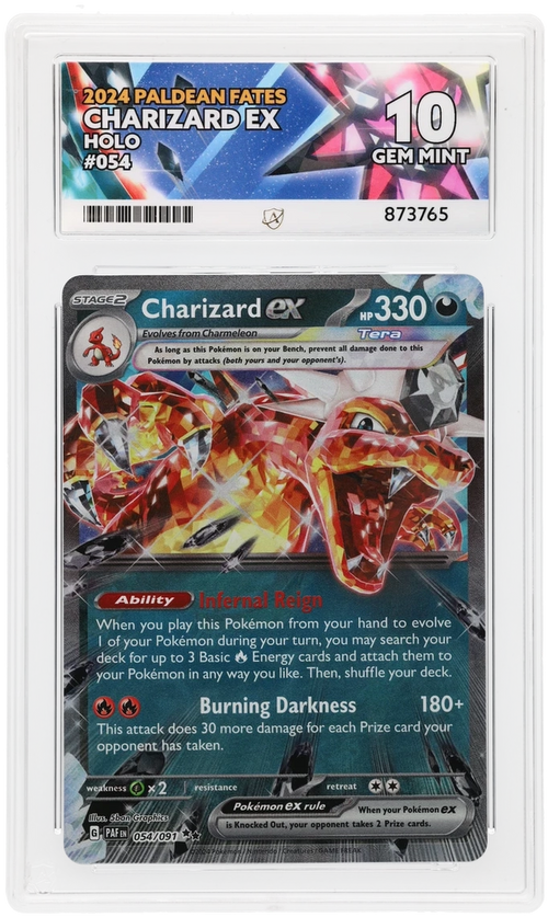 ACE 10 - Charizard ex - 054/091 - Paldean Fates - Pokemon