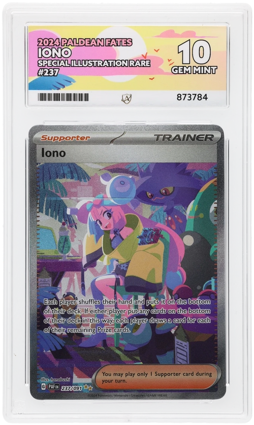 ACE 10 - Iono - 237/091 - Paldean Fates - Pokemon