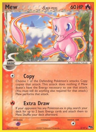 Mew δ 3/17 - POP Series 5 Holofoil