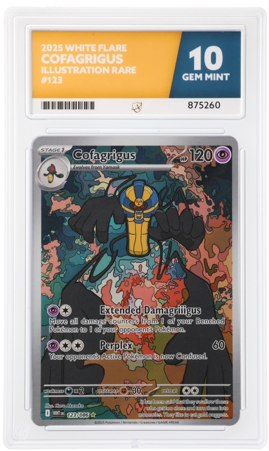 ACE 10 - Cofagrigus - 123/086 - White Flare - Pokemon