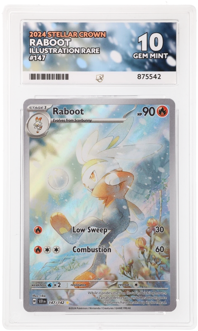 ACE 10 - Raboot - 147/142 - Stellar Crown - Pokemon