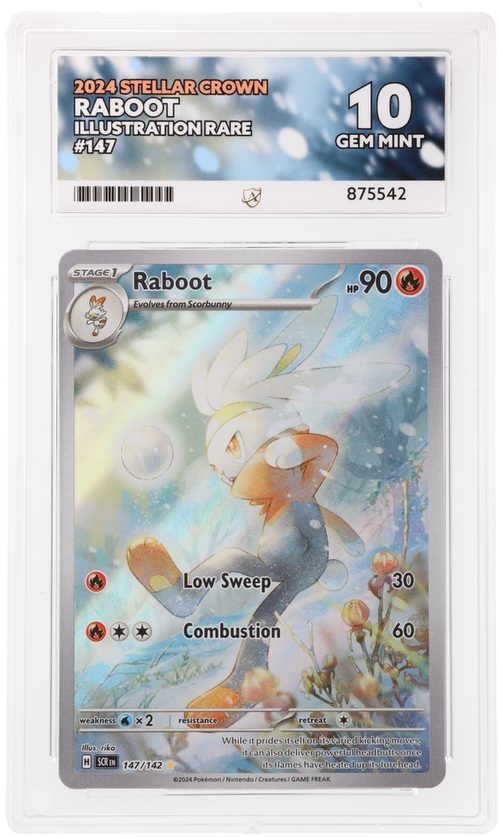 ACE 10 - Raboot - 147/142 - Stellar Crown - Pokemon