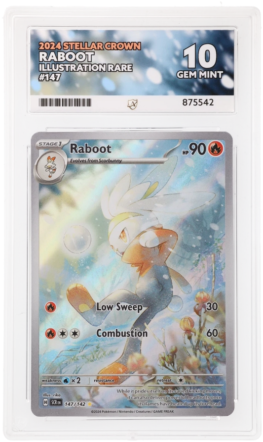 ACE 10 - Raboot - 147/142 - Stellar Crown - Pokemon