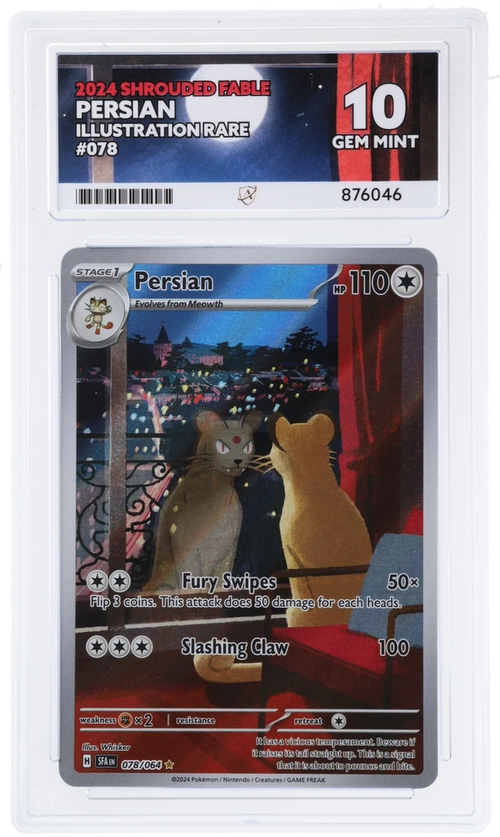 ACE 10 - Persian - 078/064 - Shrouded Fable - Pokemon