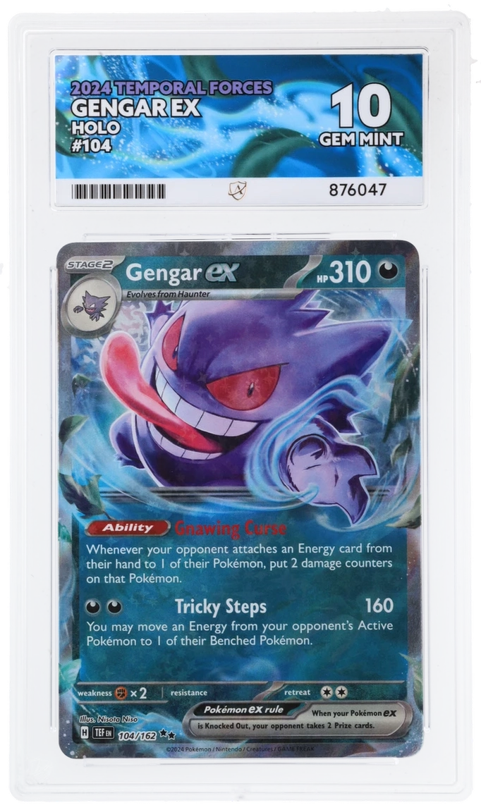 ACE 10 - Gengar ex - 104/162 - Temporal Forces - Pokemon