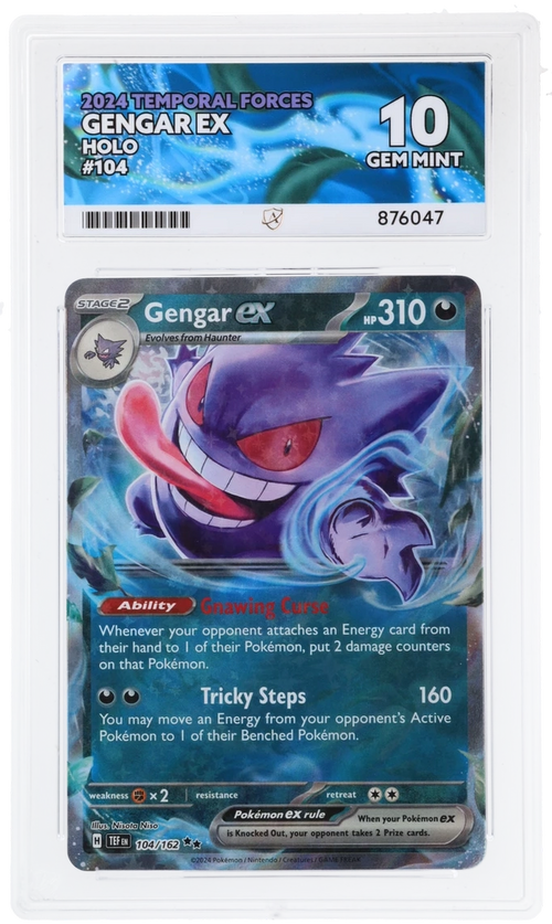 ACE 10 - Gengar ex - 104/162 - Temporal Forces - Pokemon