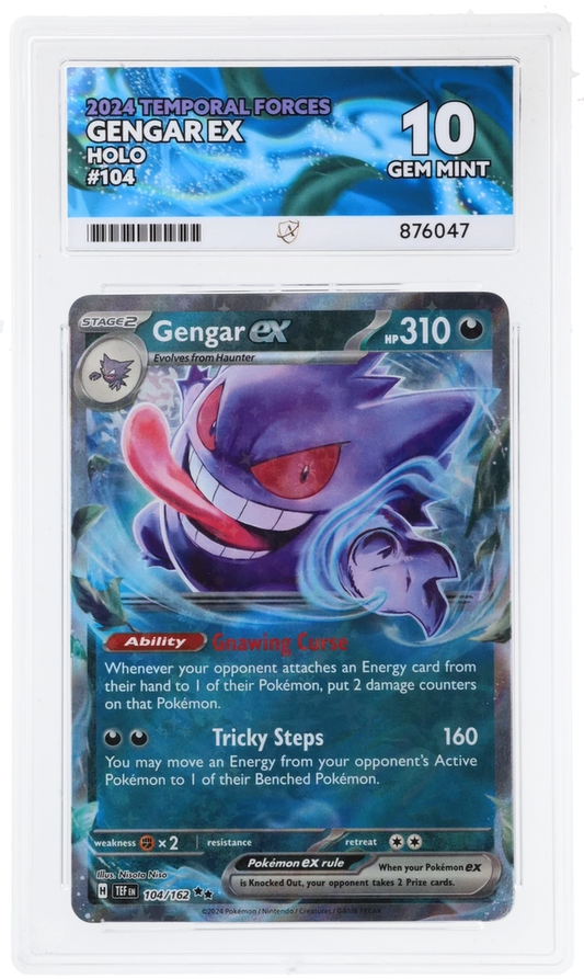 ACE 10 - Gengar ex - 104/162 - Temporal Forces - Pokemon