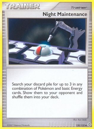 Night Maintenance 120/132 - Secret Wonders Reverse Holofoil