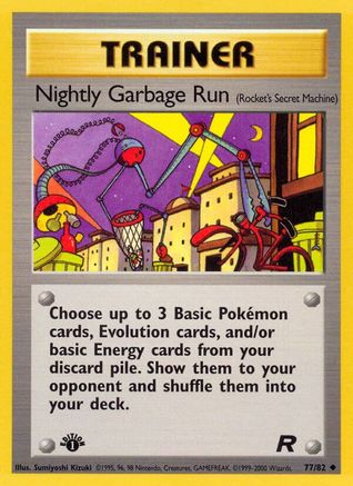 Nightly Garbage Run 77/82 - Team Rocket 1st Edition