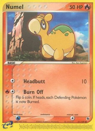 Numel 61/109 - Ruby & Sapphire Reverse Holofoil