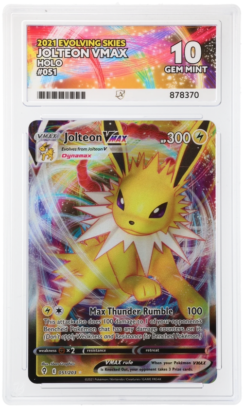 ACE 10 - Jolteon VMAX - 051 - Evolving Skies - Pokemon
