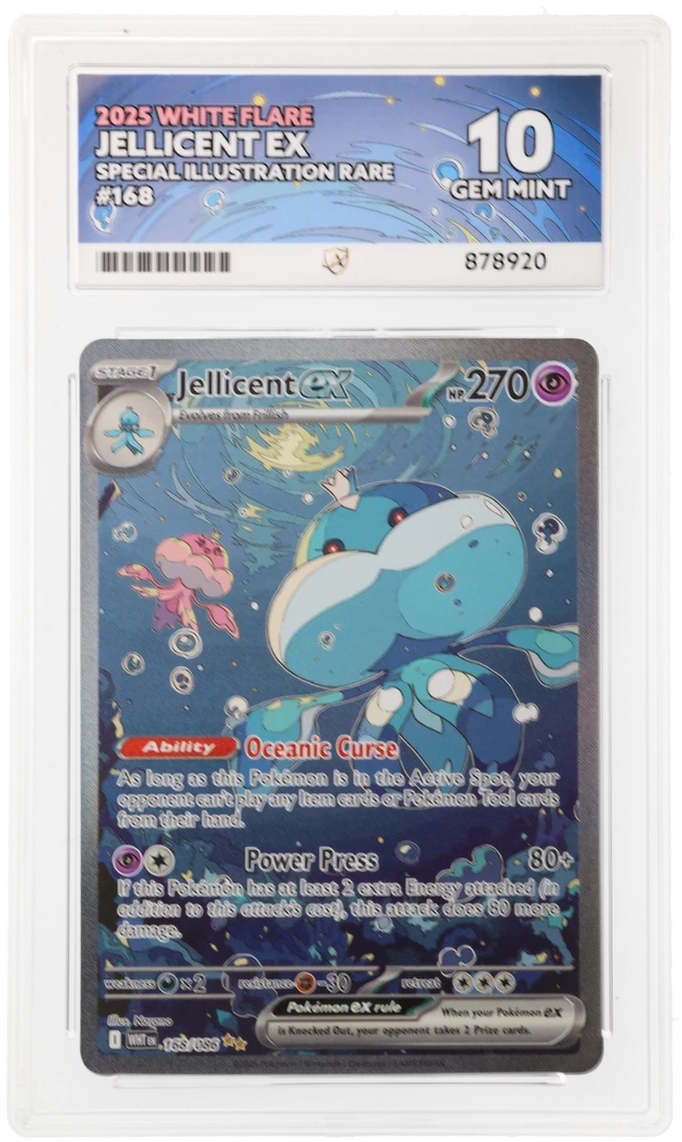 ACE 10 - Jellicent ex - 168/086 - White Flare - Pokemon