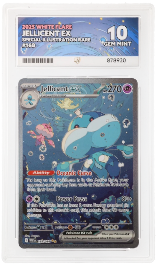 ACE 10 - Jellicent ex - 168/086 - White Flare - Pokemon