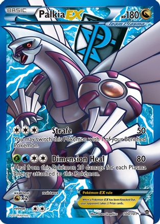 Palkia EX (Team Plasma) (100 Full Art) 100/101 - Plasma Blast Holofoil