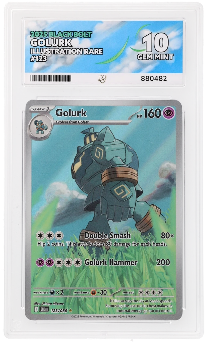 ACE 10 - Golurk - 123/086 - Black Bolt - Pokemon