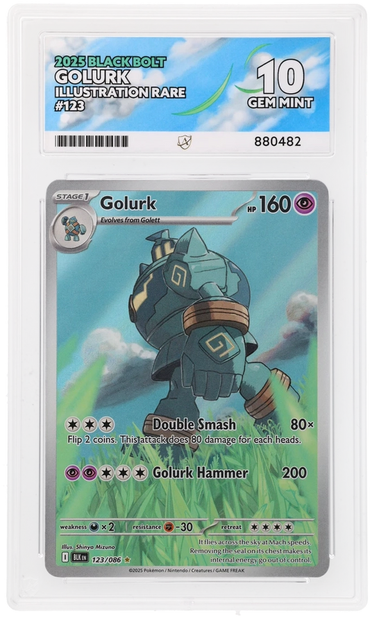 ACE 10 - Golurk - 123/086 - Black Bolt - Pokemon