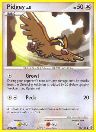 Pidgey 99/132 - Secret Wonders Reverse Holofoil