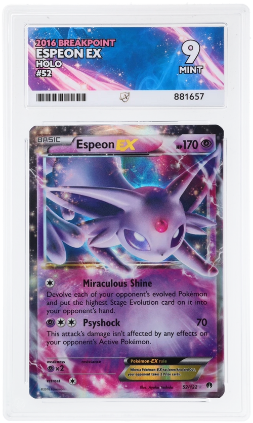 ACE 9 - Espeon EX - 52/122 - BREAKpoint - Pokemon - front