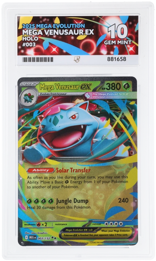 ACE 10 - Mega Venusaur ex - 003/132 - Mega Evolution - Pokemon