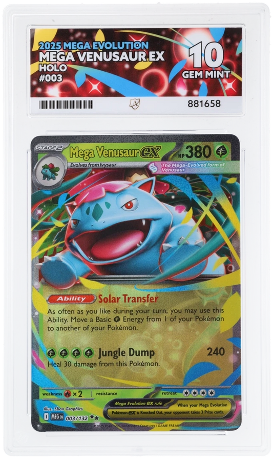 ACE 10 - Mega Venusaur ex - 003/132 - Mega Evolution - Pokemon