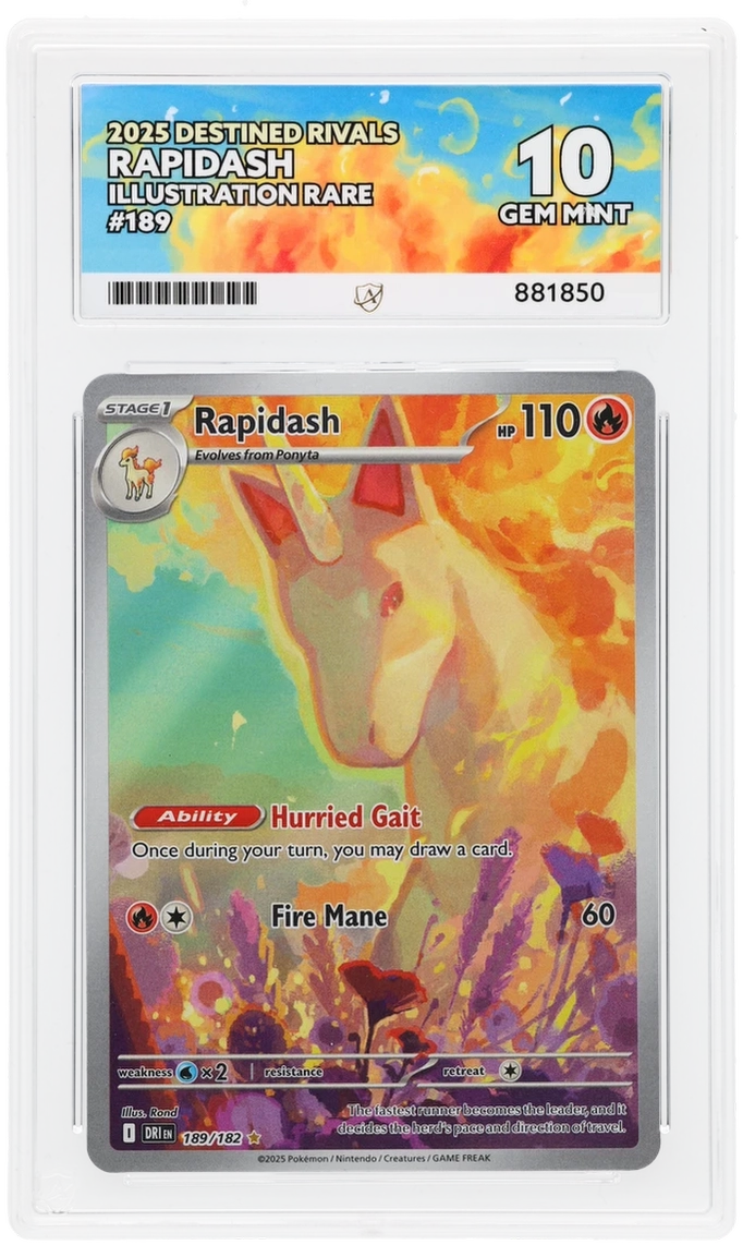 ACE 10 - Rapidash - 189/182 - Destined Rivals - Pokemon