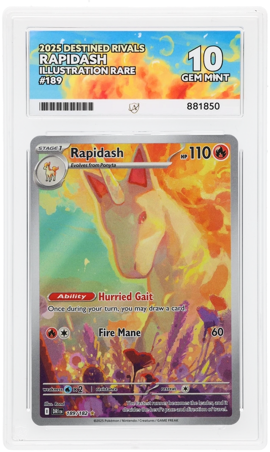 ACE 10 - Rapidash - 189/182 - Destined Rivals - Pokemon