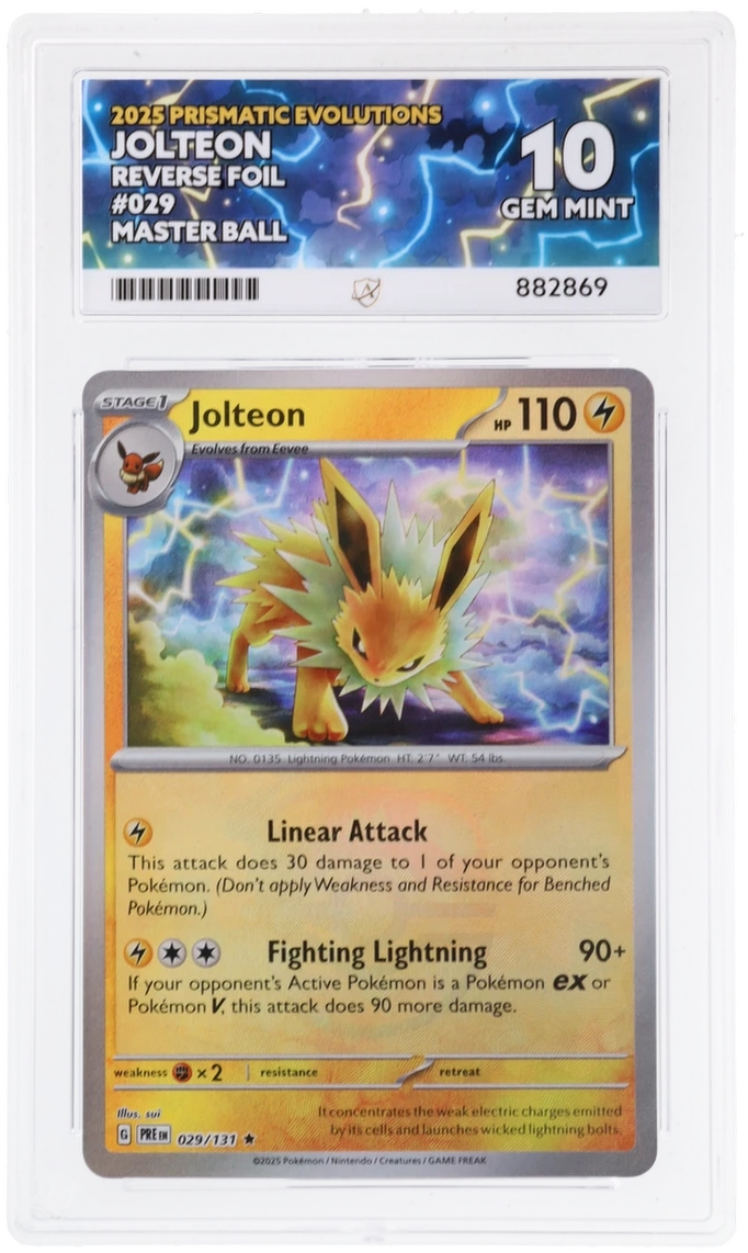 ACE 10 - Jolteon - 029/131 - Prismatic Evolutions - Master Ball - Pokemon