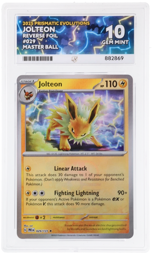 ACE 10 - Jolteon - 029/131 - Prismatic Evolutions - Master Ball - Pokemon