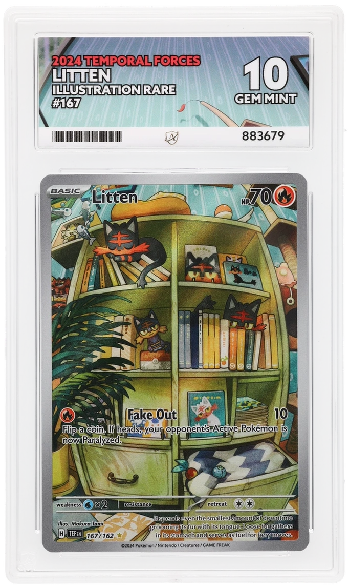 ACE 10 - Litten - 167/162 - Temporal Forces - Pokemon