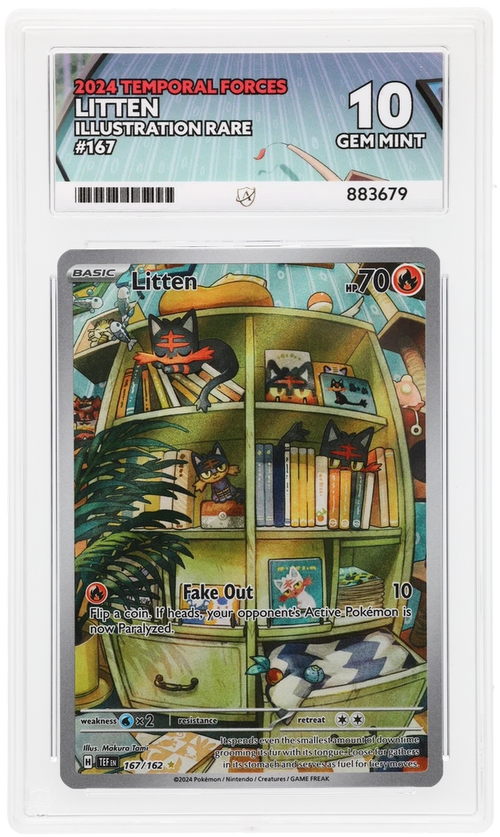 ACE 10 - Litten - 167/162 - Temporal Forces - Pokemon