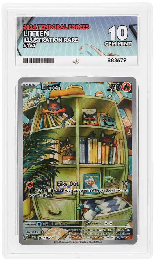 ACE 10 - Litten - 167/162 - Temporal Forces - Pokemon
