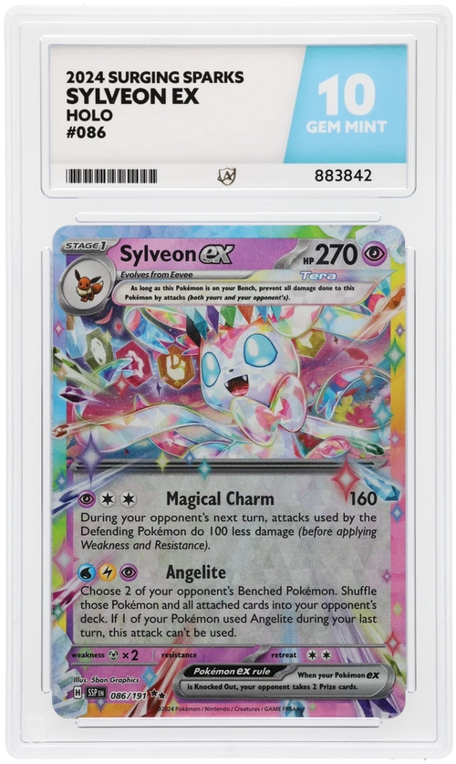 ACE 10 - Sylveon ex - 086/191 - Surging Sparks - Pokemon