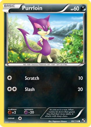 Purrloin 66/114 - Black & White