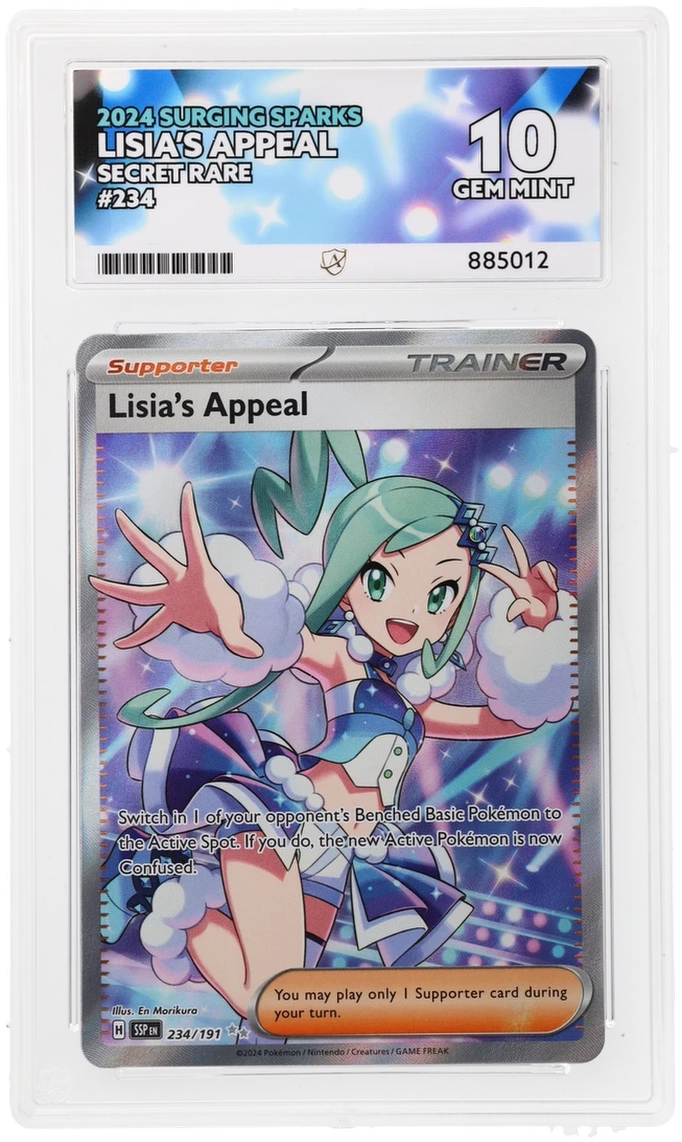 ACE 10 - Lisia's Appeal - 234/191 - Surging Sparks - Pokemon