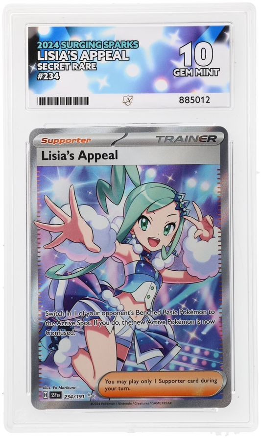 ACE 10 - Lisia's Appeal - 234/191 - Surging Sparks - Pokemon