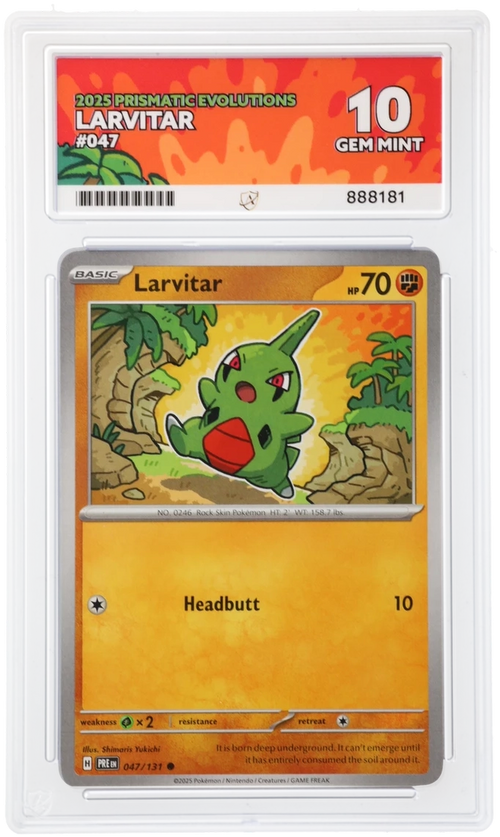 ACE 10 - Larvitar - 047/131 - Prismatic Evolutions - Pokemon
