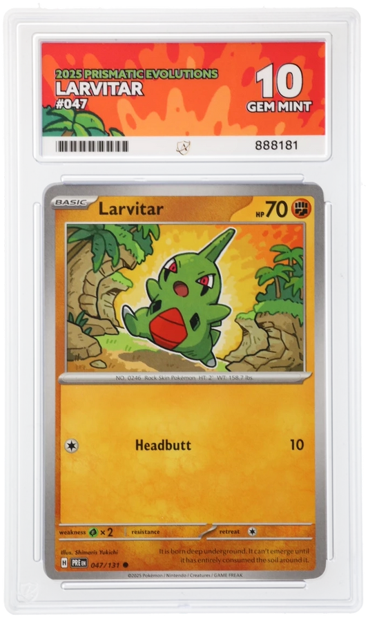ACE 10 - Larvitar - 047/131 - Prismatic Evolutions - Pokemon
