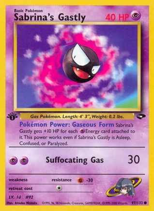 Sabrina's Gastly (97) 97/132 - Gym Challenge