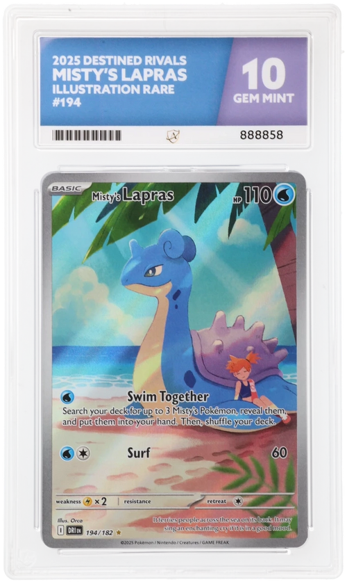 ACE 10 - Misty's Lapras - 194/182 - Destined Rivals - Pokemon