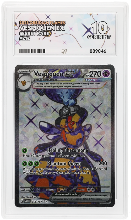 ACE 10 - Vespiquen ex - 212/197 - Obsidian Flames - Pokemon
