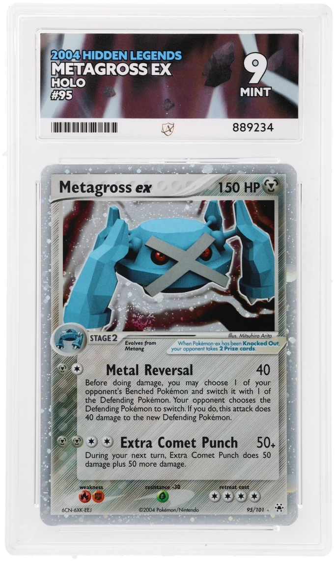 ACE 9 - Metagross ex - 95/101 - Hidden Legends - Pokemon - front